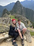 Annelijn en ik Machu Picchu