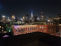Ons uitzicht vanaf ons balkon met het WTC