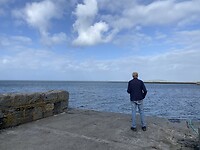 Op de pier van Ballyvaughan
