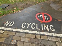 309. No cycling