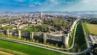 Luchtfoto van Provins , afbeelding van internet